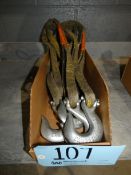 Lot - (4) Lifting Straps with Hooks