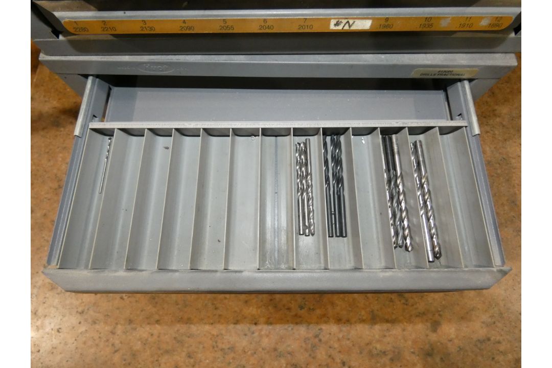 Lot - (2) Hubt Drill Bit Cabinet With Contents - Image 5 of 8