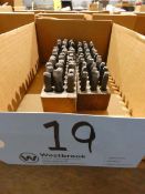 Lot - Metal Alphabet and Number Stamping Kit
