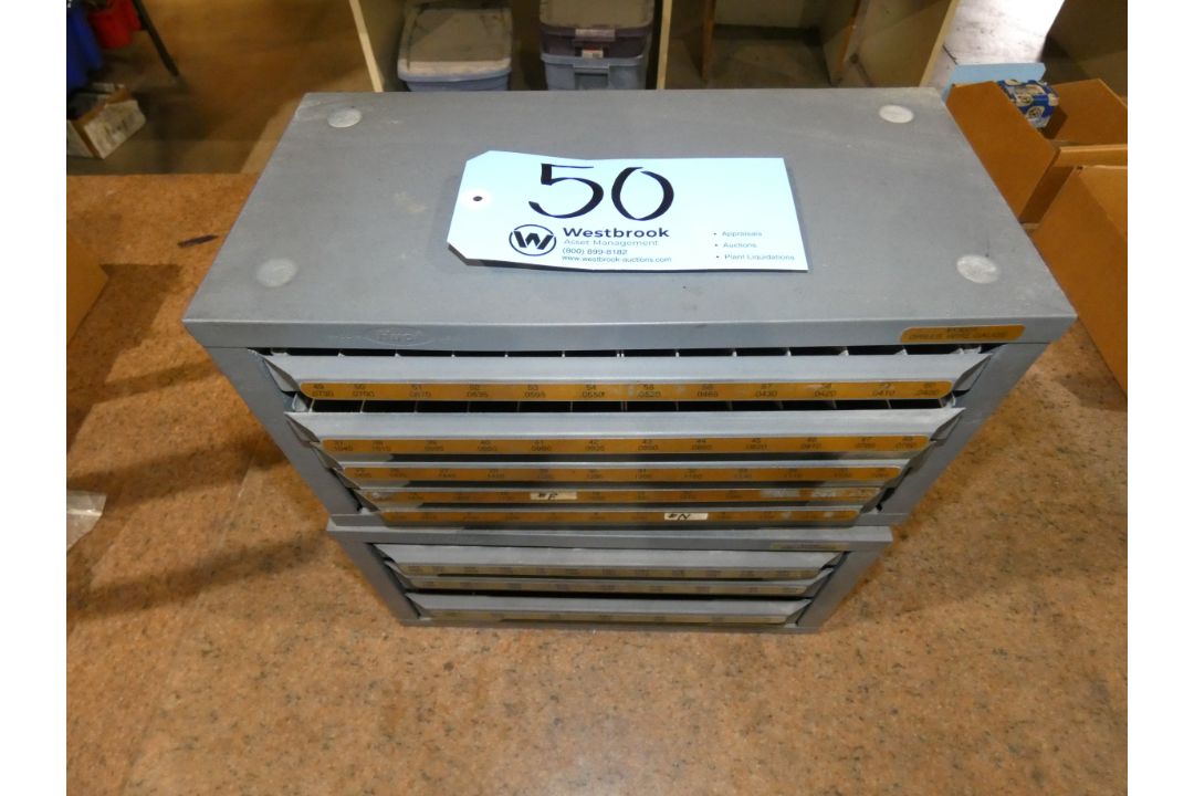 Lot - (2) Hubt Drill Bit Cabinet With Contents - Image 1 of 8