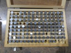 Lot - Pin Guage Set M14, Minus .626- .750