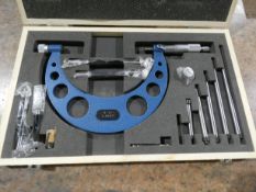 Lot - Micrometer with Interchangeable Anvils, 0-6
