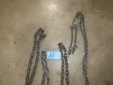 Lot - (4) Chains with Hooks