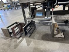 Lot - (9) Angle Plates, (1) 10