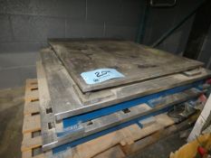 Lot - Pallet of (3) Steel Gauging Tables, 41