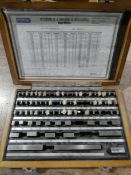 Lot - Fowler Gage Blocks No. 15788, 81 Economy Grade .05 to 4