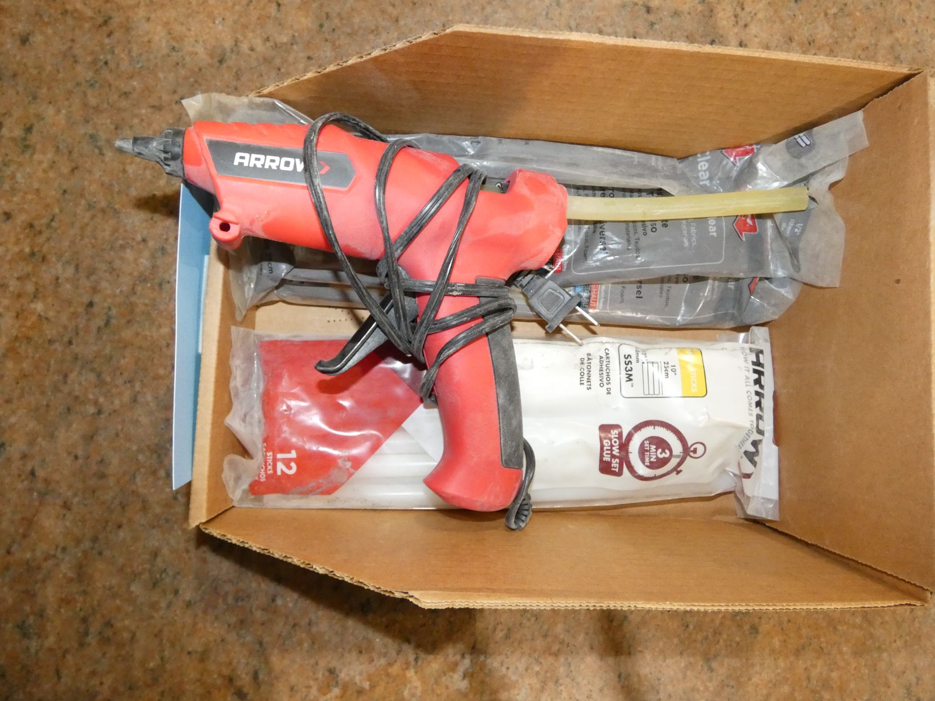 Arrow Hot Glue Gun with Assorted Glue Sticks 10"-25cm - Image 2 of 2
