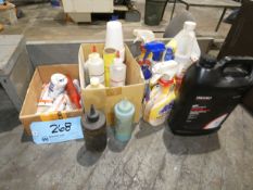 Lot - Assorted Chemicals, Includes- Zep, Freemans Epoxy and Cream Hardener, 409