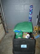 Lot - Camping Accessories Lot, Includes- Smoker Wood Chips, Charcoal Lighter Fluid, Etc.