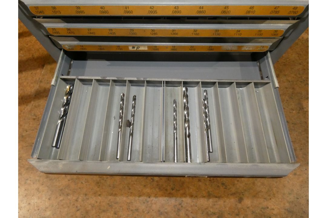 Lot - (2) Hubt Drill Bit Cabinet With Contents - Image 6 of 8