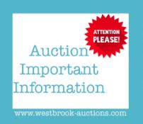 AUCTION IMPORTANT INFORMATION