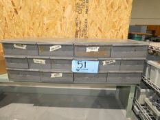 Lot - (1) Penco Organizer with Contents- Drill Radius Cutters and Chamfers