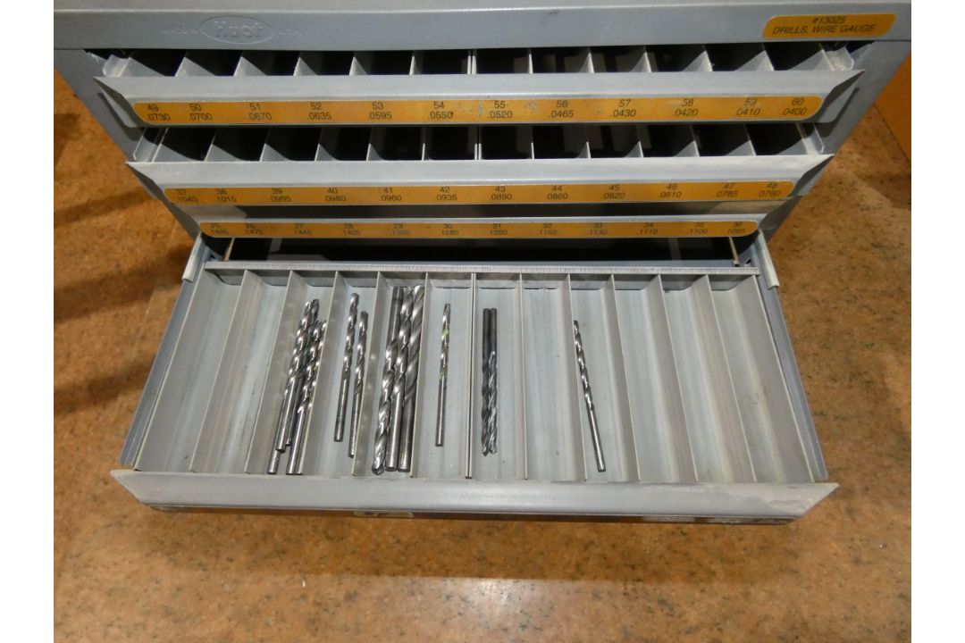 Lot - (2) Hubt Drill Bit Cabinet With Contents - Image 7 of 8