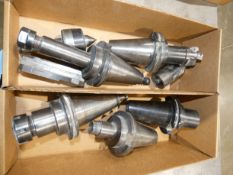 Lot - (7) Various 50 Taper Tool Holders