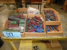 Lot - (6) Boxes Assorted Size Misc. Die Springs