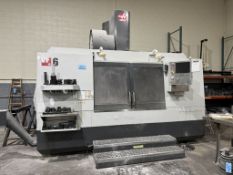 Haas Model VF-6/50, CNC Vertical Machining Center, Rigid Tap, 30 ATC, 7500 RPM, Prog Coolant (2011)