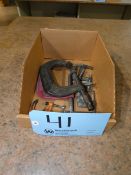 Lot - (6) Assorted Sized C-Clamps