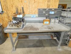 Steel Work Bench (Contents Not Included)
