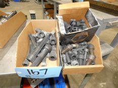 Lot - (2) Boxes of Various Size Hex Head Screw Caps, Sizes: 6