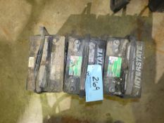Lot - (3) Batteries, (1) Unknown (2) Interstate Batteries Marive/RV 550CCA