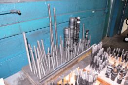 Threaded Rod, Washer and Nut Set with Wood Stand