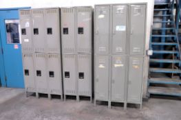 Lot - Lockers Along (1) Wall