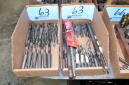 Lot - Drills, Sleeve and Reamer in (3) Boxes