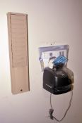Amano Model PIX-25 Digital Time Clock with Rack