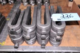 Lot - Heavy Duty Fork Style Hold Down Clamps in (1) Group