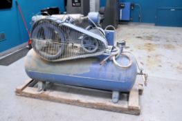 1974 Le Roi Model 400 5 HP Horizontal Tank Mounted Air Compressor, s/n 453X10785