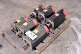 Lot - (6) Fanuc Servo Motors on (1) Pallet