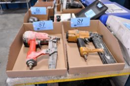 Lot - (2) Pneumatic Staple Guns in (2) Boxes