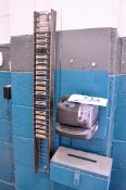 Amano Model PIX-25 Digital Time Clock with Rack
