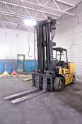 Yale Model GLC155CANGBV134 16,600-lb. Capacity LP Gas Forklift Truck