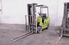 Clark Model GCX25 4,500-lb. Capacity LP Gas Forklift Truck
