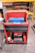 Lot - Various Hand Tools in (17) Boxes with 2-Drawer Rolling Toolbox