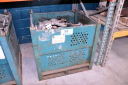 Lot - Large Fixture Clamps in (1) Steel Basket