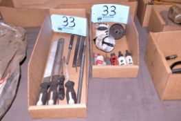 Lot - Files, Hand Saws and Hole Saws in (3) Boxes