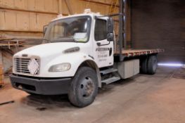 2005 Freightliner Business Class M2 26,000-lb. GVWR Diesel Flat Bed Truck