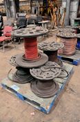 Lot - (4) Spools of Hose on (1) Pallet