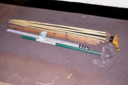 Lot - Tube Bender, Tripod Stand and Ruler