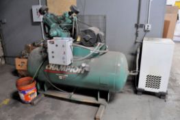 Champion Model HR10-12 10-HP Horizontal Tank Mounted Air Compressor