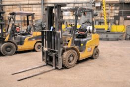 2020 Cat Model GP25N 5,000-lb. Capacity LP Gas Forklift Truck