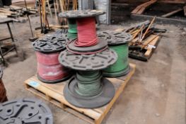 Lot - (6) Spools of Hose on (1) Pallet