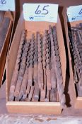 Lot - Tapered Shank Drills in (1) Box