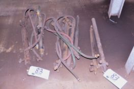 Lot - Oxy Cutter Torches