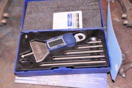 Fowler Digital Depth Micrometer with Case