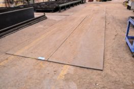 Lot - (6) 4' x 20' x 3/16