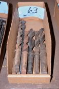 Lot - Tapered Shank Drills in (1) Box