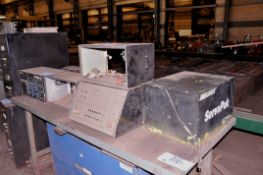 Lot - (4) Burny Phantom CNC Plasma Controllers on (1) Bench